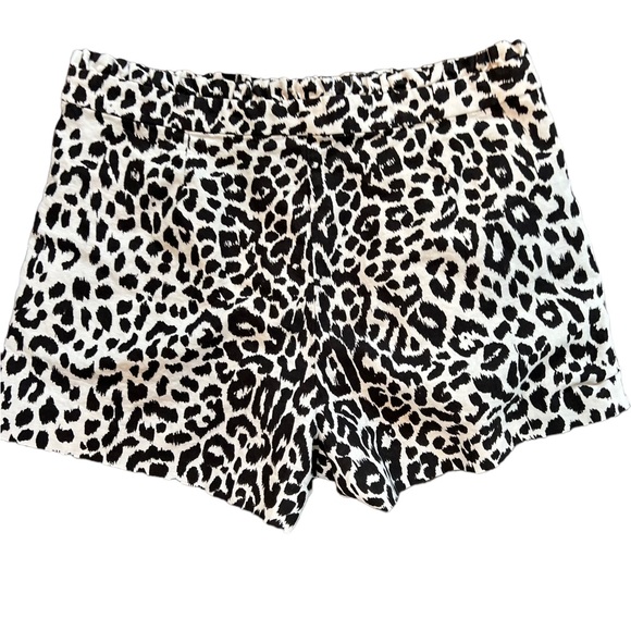 J Crew animal print linen blend shorts - Picture 3 of 5
